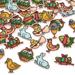 40 pieza de 8 estilos de tela de poliéster para Pascua&nbsp;PATC-TA0001-62
