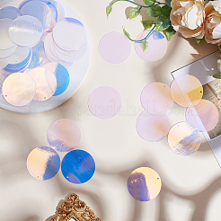 Pvc irisé paillette/sequins pendentifs&nbsp;PVC-GO0001-02E