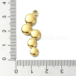 Colgantes de acero inoxidable 304 con revestimiento iónico (IP)&nbsp;STAS-B058-28G-01