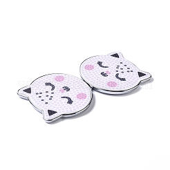 Diy katze speziell geformte diamantmalerei mini schminkspiegel kits&nbsp;DIY-P048-02