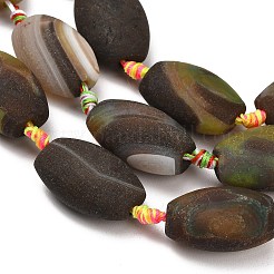Chapelets de perles d'agate naturelle&nbsp;G-A321-O04-01
