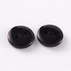 Pulsanti resina rotonda e piatta cucire 2 fori per i costumi&nbsp;BUTT-E119-18L-13