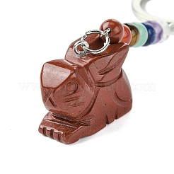 Schlüsselanhänger mit natürlichem Edelstein&nbsp;KEYC-F040-01