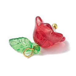 Anhänger aus Glasperlen und Acryl in verschiedenen Farben&nbsp;PALLOY-JF02567-02