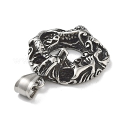 Pendentifs en acier inoxydable 304&nbsp;STAS-M336-02D-AS