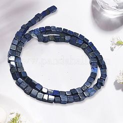 2 Strang natürliche Lapislazuli-Perlenstränge&nbsp;G-PA0001-78