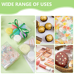 Quadratische Aufbewahrungsgeschenkboxen aus PVC&nbsp;CON-WH0095-103B