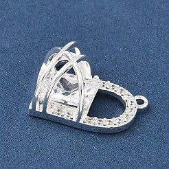 Messing micro pave klare zirkonia anhänger&nbsp;KK-C168-01S