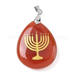 Pendentifs pierres précieuses naturelles mixtes&nbsp;G-F786-09A