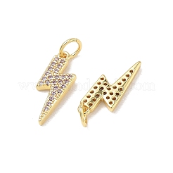 Pendentifs en laiton zircon cubique transparent&nbsp;KK-D289-08G