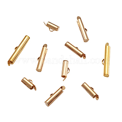 Messing auf Spange Rohren Ende&nbsp;KK-TA0007-29G