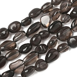 Natürlichen Obsidian Perlen Stränge&nbsp;G-P497-01A-15