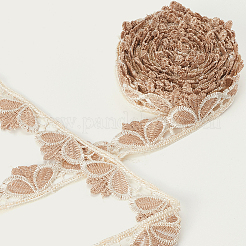 Ruban de dentelle ondulé en polyester de 6 mètre&nbsp;SRIB-GF0001-45A