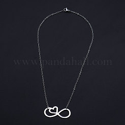 Colliers pendentifs en acier inoxydable 201 anti-ternissement&nbsp;NJEW-S105-JN517-1