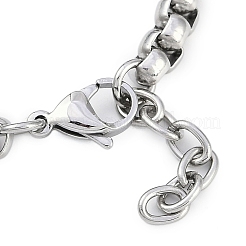 Bracelets à chaînes en acier inoxydable 304&nbsp;BJEW-S156-02P