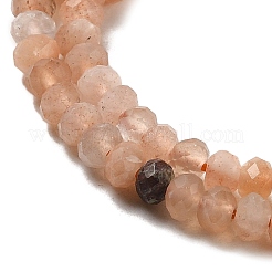 Natürliche Multi-Mondstein-Perlenstränge&nbsp;G-M426-A02-01