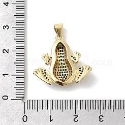 Ottone micro spianare pendenti zirconi&nbsp;KK-H529-55C-G