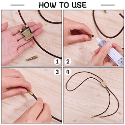 Kit fai da te per realizzare una cravatta bolo&nbsp;DIY-CA0007-10