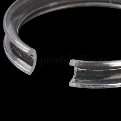 Einzelarmband-Präsentationsringe aus transparentem Kunststoff&nbsp;BDIS-F006-01B