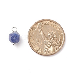 Pendenti in sodalite naturale sfaccettata&nbsp;PALLOY-JF01694-02