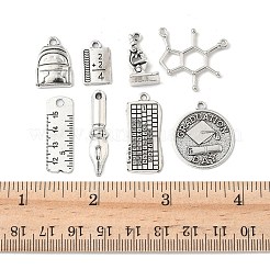 40 pz 8 stili pendenti in lega di stile tibetano&nbsp;TIBE-FP0001-17