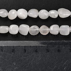 Natürliche weiße Jade perlen Stränge&nbsp;G-P497-01E-25