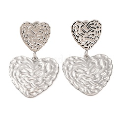 Pendientes colgantes de acero inoxidable 304 resistentes al deslustre&nbsp;EJEW-G395-24P