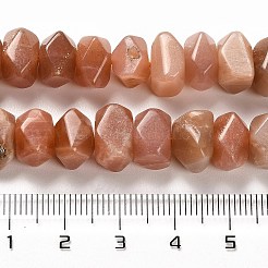 Natürliche sunstone Perlen Stränge&nbsp;G-N327-05-12