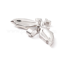 Pendentifs en acier inoxydable 304 résistant au ternissement&nbsp;STAS-P209-24P