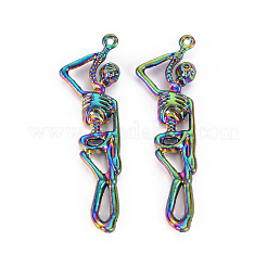 Regenbogenfarbene legierung anhänger&nbsp;PALLOY-S180-275-NR