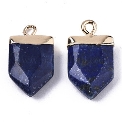 Natürliche Lapislazuli Anhänger hingewiesen&nbsp;G-N326-34E