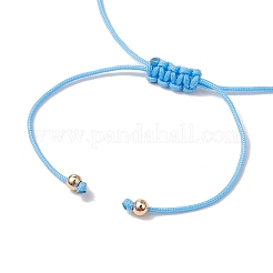 4 bracelet de perles tressées en coquillage&nbsp;BJEW-TA00590