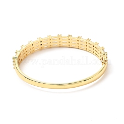 Bracelet articulé en zircone cubique transparente&nbsp;BJEW-J165-17G