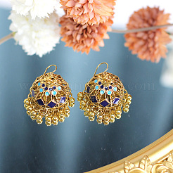 Boucles d'oreilles chandelier en alliage de Bohême émaillé&nbsp;FS-WG337F9-06
