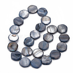 Natürlichen Süßwasser-Muschelperlen Stränge&nbsp;SHEL-S276-159