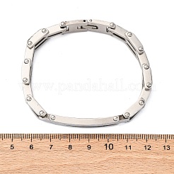 Bracelets à maillons en acier inoxydable 304 pour femmes et hommes&nbsp;BJEW-R018-10P