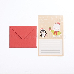 Biglietti di auguri pop-up natalizi e set di buste&nbsp;DIY-G028-D08