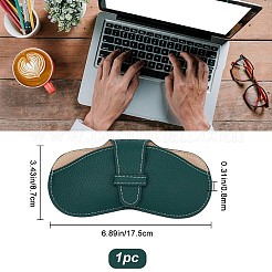 1 étui à lunettes en cuir PU&nbsp;AJEW-DJ0001-01C
