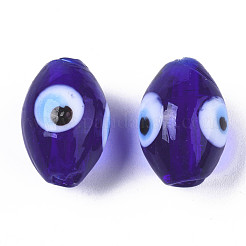 Fatti a mano a lume perle di malocchio&nbsp;LAMP-N029-003