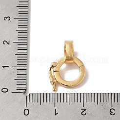 Tornado de circonita cúbica transparente micro pavé de latón chapado en estante&nbsp;KK-A222-03C-G