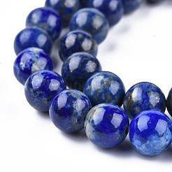 Natürlicher Lapislazuli Perlenstränge&nbsp;G-E465-8mm-01