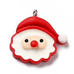Pendentifs en résine opaque&nbsp;RESI-D055-022P
