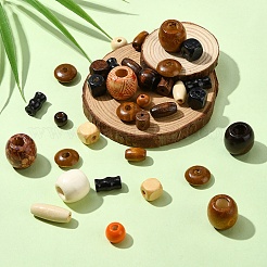 480 Stück Naturholzperlen&nbsp;WOOD-YW0001-16