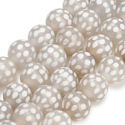 Chapelets de perles de style tibétain&nbsp;GG-NH0001-A04-10MM