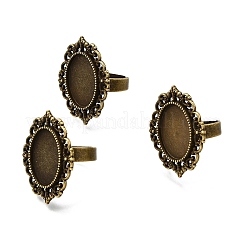 Geben Sie Ihre Kreationen eine einzigartige Designer-Look mit diesen modernen und charmanten Eisen hängender Cabochon Fassungen&nbsp;PALLOY-Q300-09AB-NR