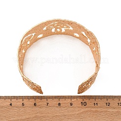 Bracelets manchettes en acier inoxydable 304&nbsp;BJEW-B135-01C-G