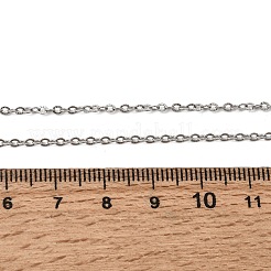 12 Stück 1.8 mm 304 Edelstahl strukturierte Kabelkette Halskette für Damen und Herren&nbsp;NJEW-H093-11P