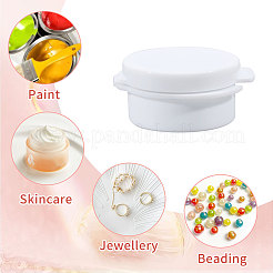 5 g wiederverwendbare leere Knopfbox aus PP-Kunststoff&nbsp;MRMJ-WH0104-02A