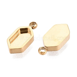 Cabochon-Anhängerkomponente aus Edelstahl 304&nbsp;STAS-Q113-24A-G