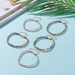 Bracelets ronds en perles de rocaille de style mixte&nbsp;BJEW-JB05870